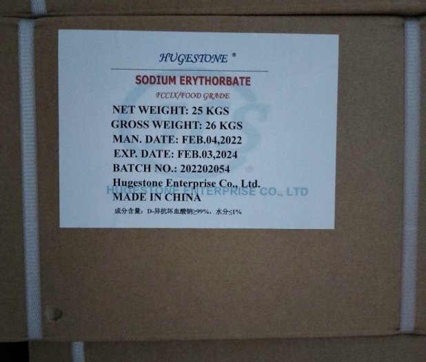 Chất chống oxy hóa thực phẩm Sodium Erythorbate | Sodium Erybate | E316 thùng 25kg2