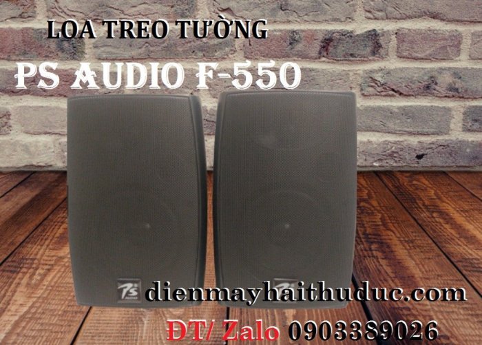 Loa treo tường PS Audio F-550 chuyên cho dòng nhạc nhẹ, hay đọc thông báo4