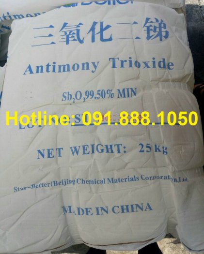 Bán Antimony Trioxide - Sb2O3 (China), 25kg/bao0
