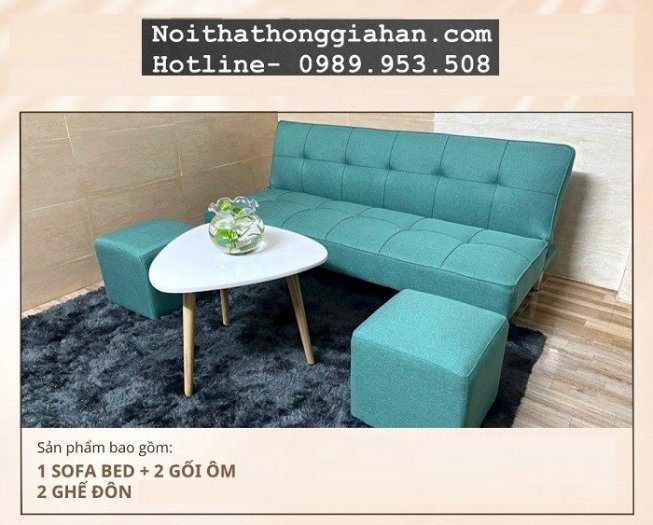 Combo Sofa giường giá tốt Tp.HCM Hồng Gia Hân S11121