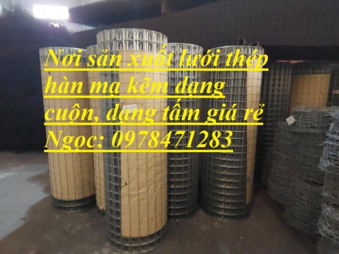 Chuyên sản xuất lưới thép hàn đổ sàn, đổ bê tông dây 1ly, 2ly, 2.5ly, 3ly giá rẻ.0