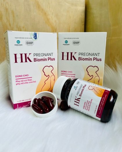 HK Pregnant Biomin Plus hỗ trợ tăng cường sức khỏe cho phụ nữ trong thời kỳ mang thai và cho con bú.1