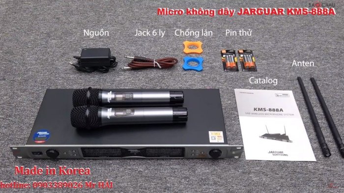 Micro không dây Jarguar Suhyoung KMS-888A hàng Korea giá tầm trung5