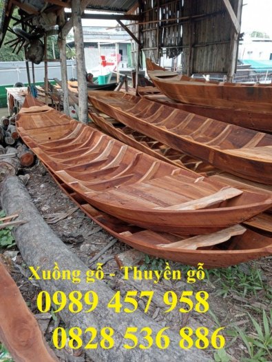 Thuyền gỗ 4m trang trí, Thuyền gỗ 6m, Thuyền gỗ trưng hải sản9