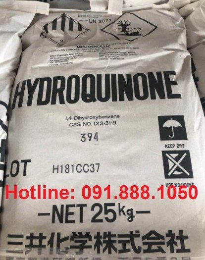 Bán Hydroquinone ♥ 1,4-Dihydroxybenzene (Nhật Bản), 25kg/bao0