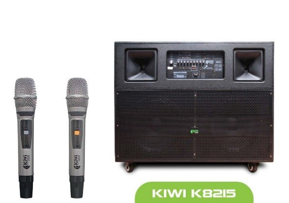 Loa tủ Karaoke Kiwi K8215 với kích thước hoành tráng, công suất khủng0