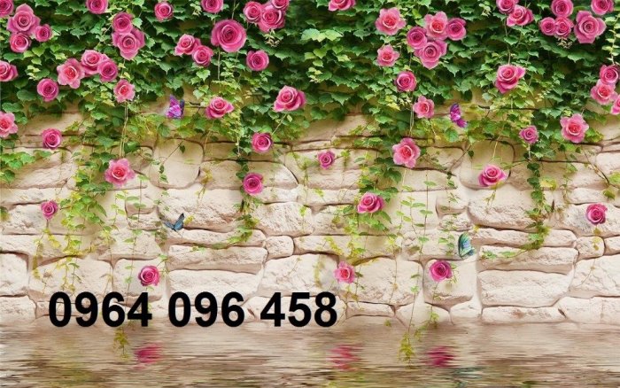 Tranh gạch 3d hoa hồng - NMMM97711