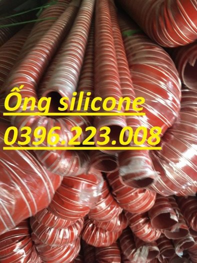 Bán ống silicone chịu nhiệt phi 76, phi 90, phi 100, phi 114, phi 125 màu đỏ cam ,dài 4m dùng dẫn hơi nóng .1