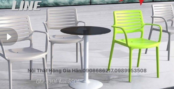 Ghế nhựa đúc đẹp rẻ Tp.HCM Hồng Gia Hân G1193