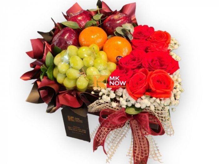 Hộp hoa trái cây Wish You Health - FSNK4250