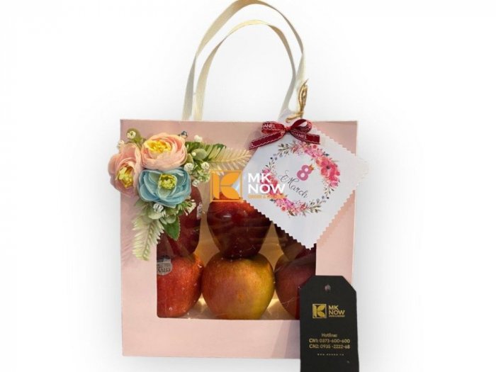 Giỏ trái cây nhỏ xinh quà tặng nhân viên nữ 8/3, 20/10  - FSNK4290