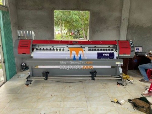 Máy in bạt khổ 2m5 HongYing 2 đầu XP, cho mua máy in bạt khổ lớn trả góp