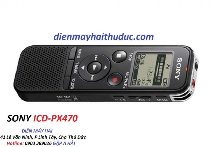 Máy ghi âm Sony ICD-PX470 thương hiệu chính hãng Sony1