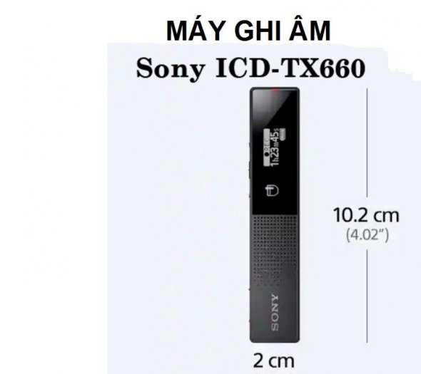 Máy ghi âm Sony ICD-TX660 hàng chính hãng 100%1