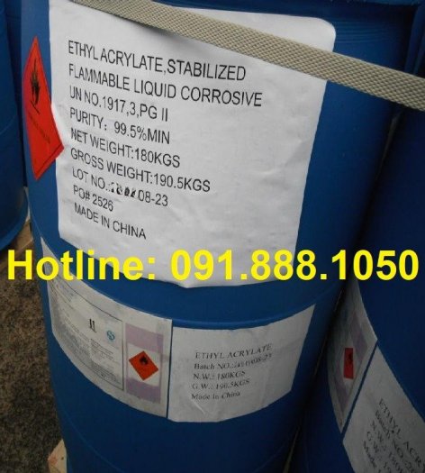 Bán Ethyl Acrylate 99.5% min, China, 180kg/phuy0