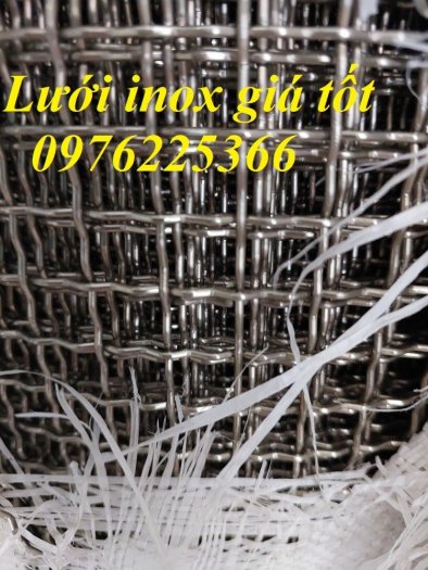 Lưới đan inox 304 ,lưới inox 304 đan ô vuông13