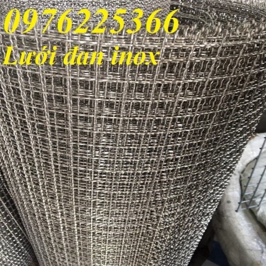 Lưới đan inox 304 ,lưới inox 304 đan ô vuông3