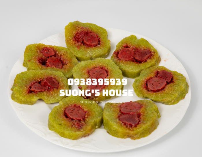 Bánh tét Trà Cuôn Trà Vinh, lá chuối, lá cẩm, 3 màu, ngũ sắc ngon -Suong's House22