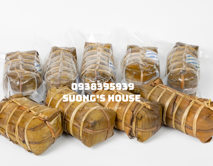 Bánh tét Trà Cuôn Trà Vinh, lá chuối, lá cẩm, 3 màu, ngũ sắc ngon -Suong's House29