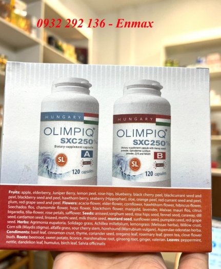 OLIMPIQ SXC 250% SL giúp tăng đề kháng, hạn chế sự phát triển của gốc tự do0