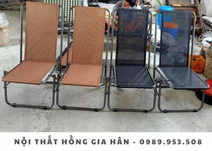 Xả kho ghế sắt xếp gọn giá siêu rẻ Hồng Gia Hân H960