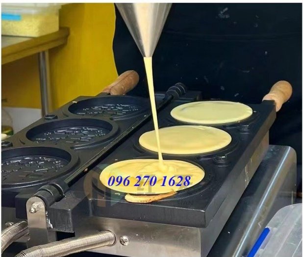 Máy làm bánh đồng xu nhân phô mai Hàn Quốc0