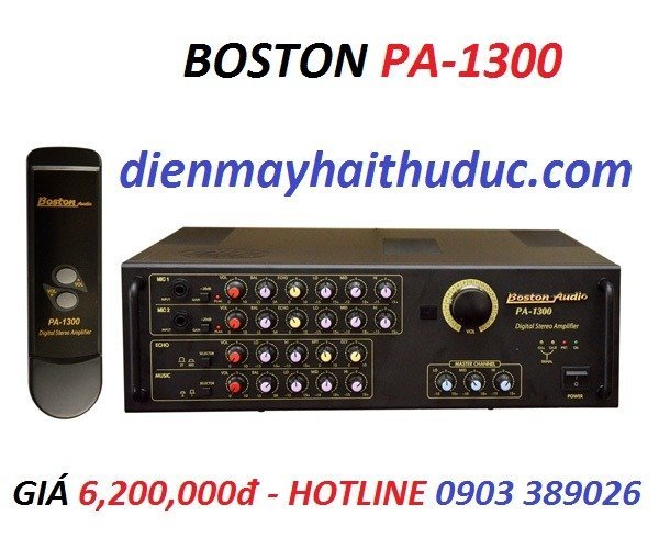 Amply Boston PA-1300 có Remote, sản xuất tại Hàn Quốc5