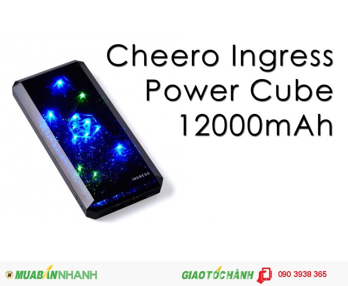 Cheero Ingress power cube 12000 mAh