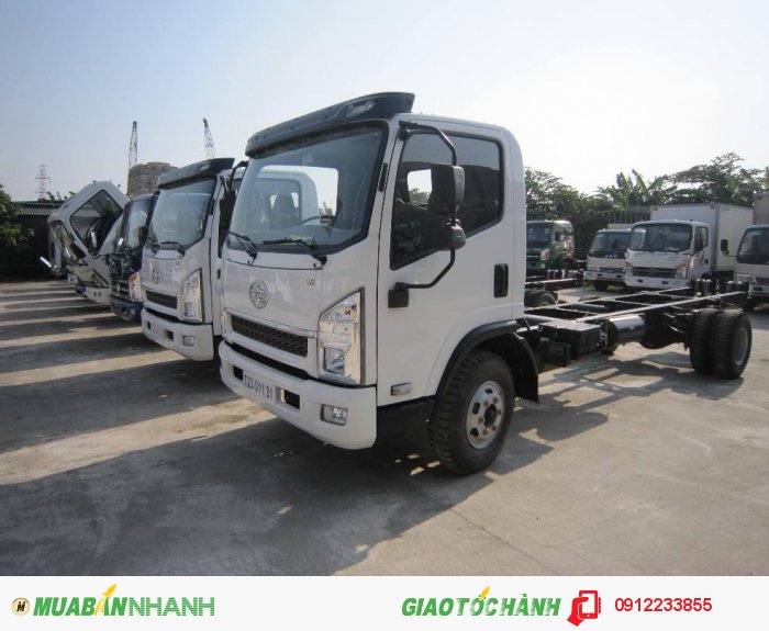 Bán xe tải FAW 6.7 - CABIN ISUZU , Gía rẻ giao xe ngay
