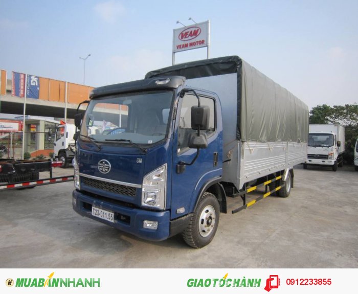 Bán xe tải FAW 6.7 - CABIN ISUZU , Gía rẻ giao xe ngay