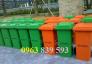 Bán thùng đựng rác công nghiệp loại 2 bánh xe nắp kín tại TP HCM