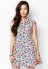 Đầm Xòe Xếp Ly Sườn- Hoa- AD222
