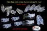 Phân phối trực tiếp Đầu chụp nhựa trong bấm patch cord, đầu chụp mạng Crystal