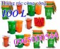 Thùng rác nhựa, thùng rác công cộng nhựa HDPE bán giá gốc