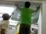 In decal lưới trang trí kính, hạn chế tầm nhìn mặt trước, nhìn xuyên thấu mặt sau