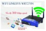 Router Wifi Linksys WRT 270N Anten 300Mbps có khe cắm sim 3G.