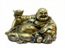 Tượng di lạc bê thỏi vàng kim nguyên bảo dài 23cm