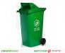Thùng rác công cộng 240L nắp hở - TRVN481+1H