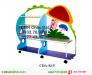 Kệ sách cho trẻ cao cấp , kệ đựng giày dép , tập sách .. tủ tư trang mầm non