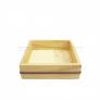 Khay Gỗ Sashimi - Sushi Nhật Bản 16x16 cm (Gỗ Tự Nhiên)