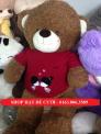 Gấu Teddy ÁO LEN KISSING