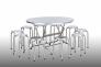 Bộ bàn ăn Inox nhiều kiểu GIÁ TỐT