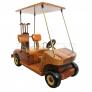 Mô hình xe gỗ GOLF Cart