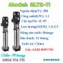 Chuyên cung cấp bơm trục đứng đầu gang SHIMGE BLT2-11 1.1KW