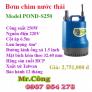 Máy bơm nước thải đặt chìm HCP POND-S250 250W