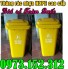 Xả kho hàng thùng rác nhựa HDPE 120 lít, 240 lít, xe gom rác bằng tôn giá rẻ