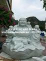 Tượng Phật di lặc ngồi bằng đá tự nhiên