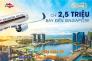 Không thể tin được, Bay Singapore cùng Singapore Airlines chỉ có 2,5 triệu đồng vé khứ hồi