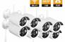 Trọn bộ 8 camera IP wifi không dây có đầu ghi