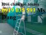 Lưới che sân tennis cung cấp lưới bao quanh sân tennis lưới chắn bóng tennis bay ra ngoài lưới pe pp